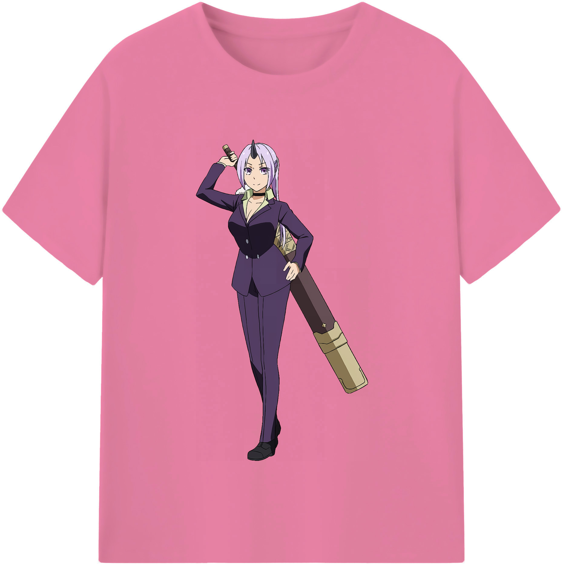 （画像用） 転スラ Regarding Reincarnated to Slime 綿100％半袖Tシャツ（フロントプリント）